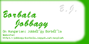 borbala jobbagy business card